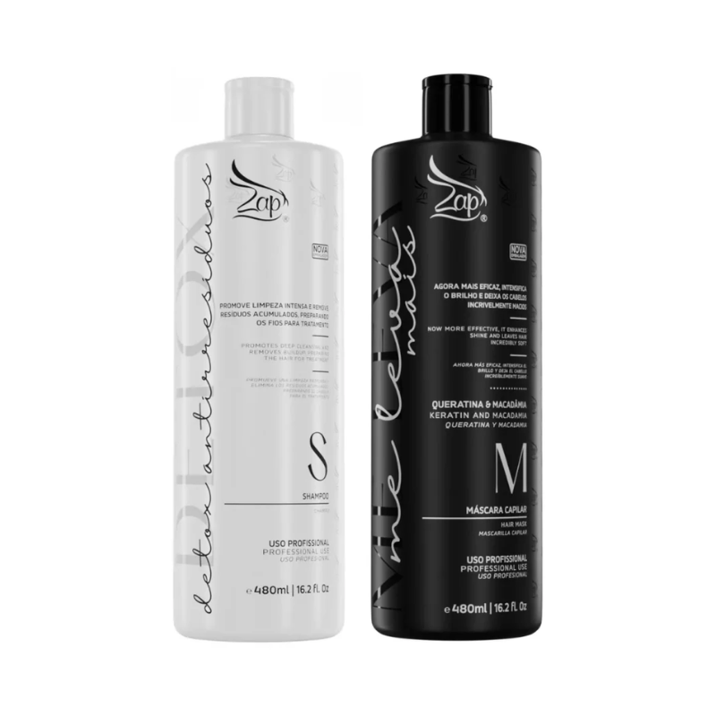 Zap Me Leva Brazilian Keratin Kit NOVA EMBALAGEM!