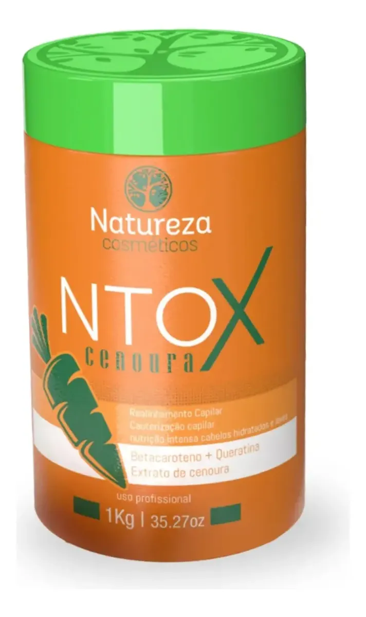 Btx Carrot Natureza Cosméticos 1kg Formol-Free