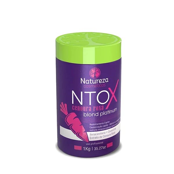 Ntox Cenoura Roxa 1kg - Natureza Cosméticos - Image 3