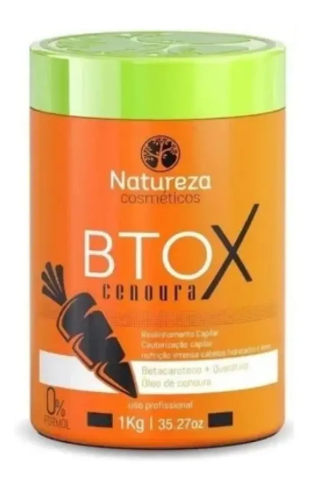 Btx Carrot Natureza Cosméticos 1kg Formol-Free