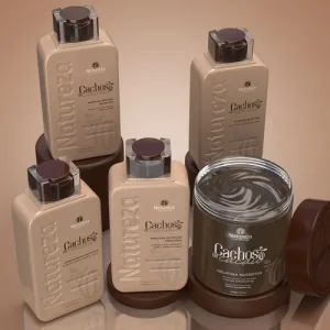 Kit Cachos De Cacau Com Gelatina Modeladora Natureza 4x500g