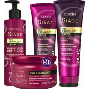 Kit Siàge Eudora Pro Cronology Curvas Definição Cacheados