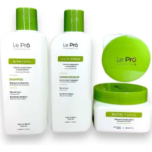 Le Pro Kit Nutri Force 300ml - Le Pro Cosmetics 3 Em 1