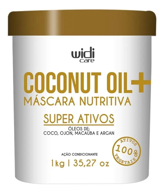 Widi Nitrição Máscara Nutritiva Coconut Oil Widi Care 1 Kg 33oz - Image 2