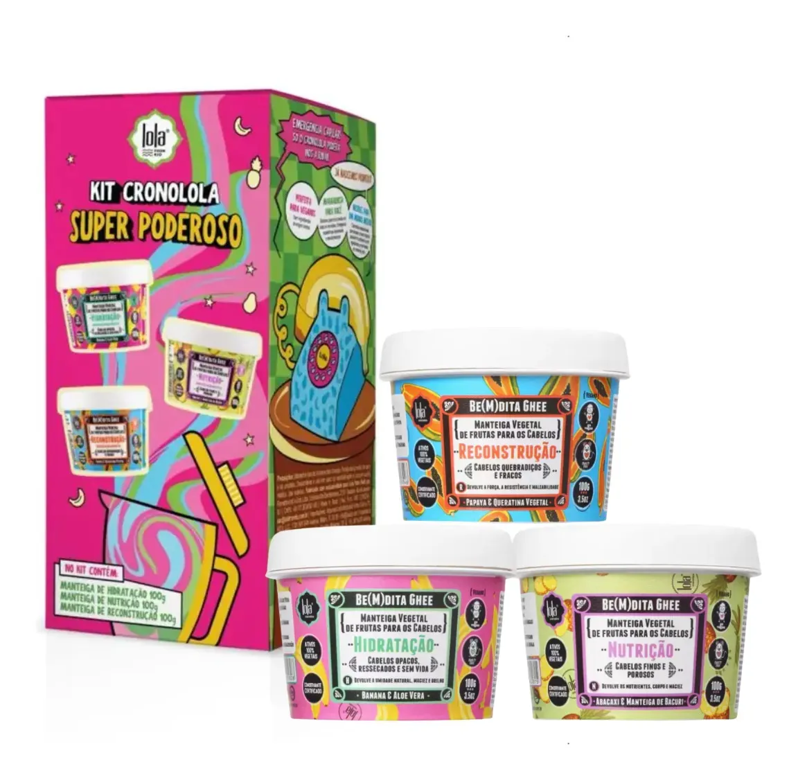 Lola Cosmetics Lola Be(m)dita Ghee Kit Nutrição+hidratação+reconstrução - Image 6