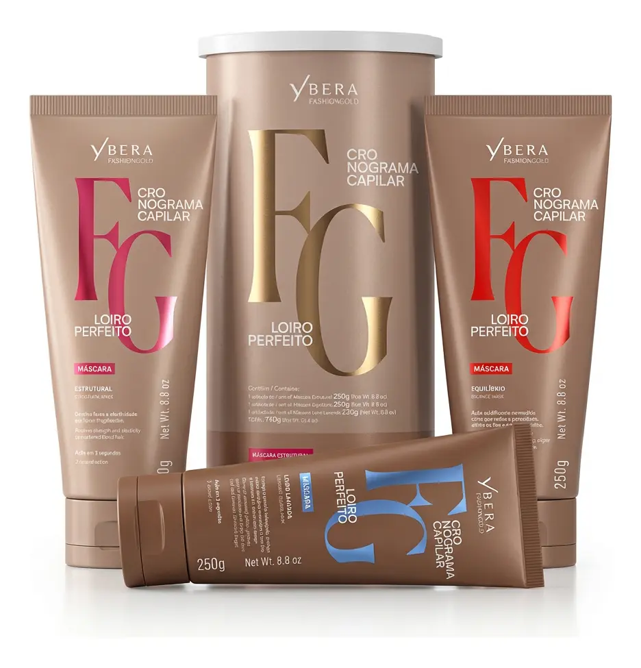Perfect Blonde Hair Care Schedule Kit - Fashion Gold